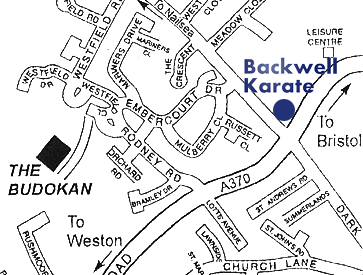 Map to temporary training venue