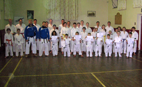 Our new Bushido Warriors with the rest of the club.