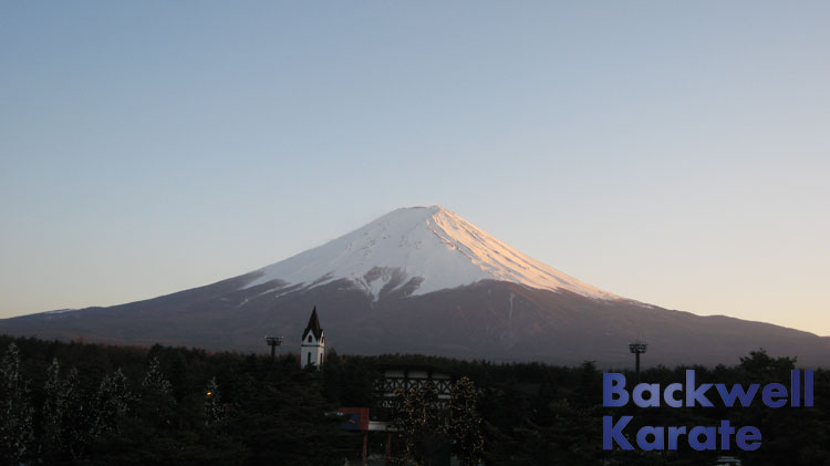 Mt Fuji earlier this year