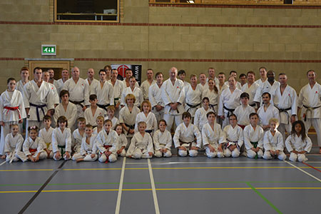 Coloured belt grading in Bristol, November 2013