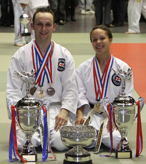 Sensei John Bruce and Sensei Holly Sterling