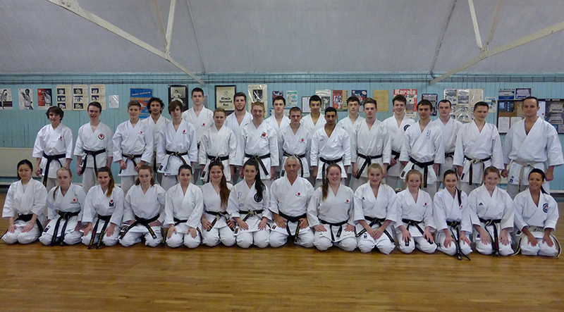 KUGB Kata squad, including Steven Connell and Tim Griffiths