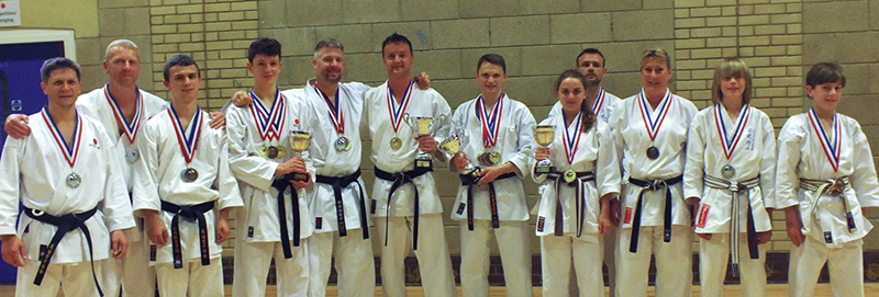 Backwell Karate medallists