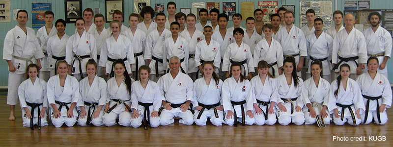 Steven Connell, pictured with his squad mates. Photo credit: KUGB