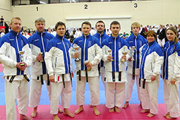 Backwell Karate competitors at the Legend Open
