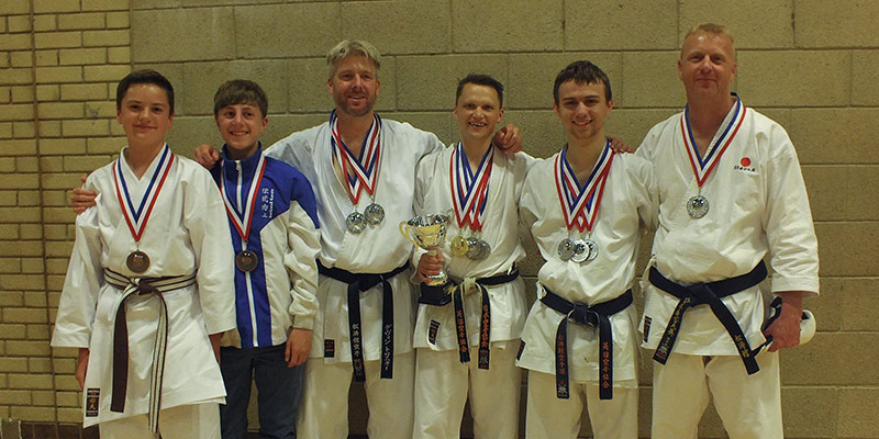 Backwell Karate medallists