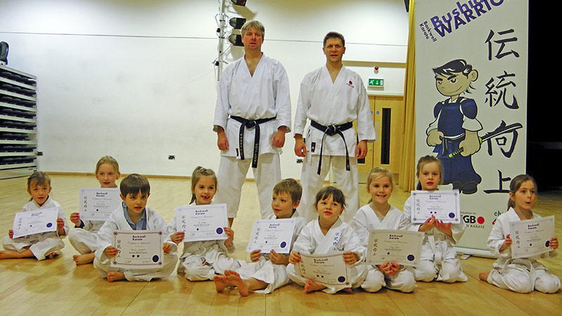 Backwell Karate Bushido Warriors complete Winter course