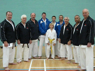 Club members with senior KUGB instructors